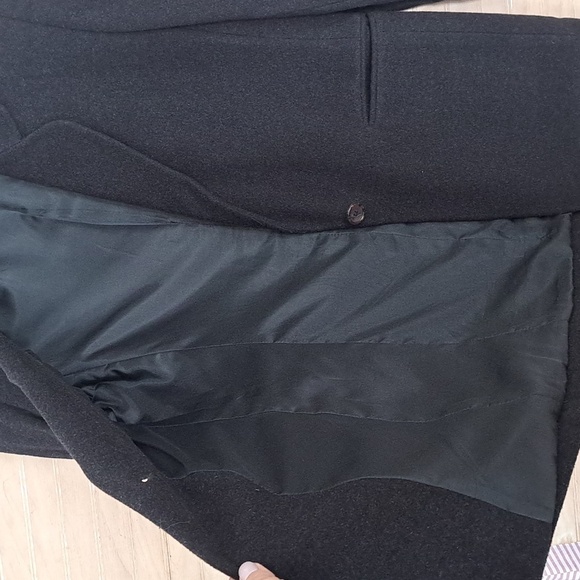 Vintage Harve Benard by Bernard Holtzman Black Wool Cashmere Blend Blazer Jacket - Picture 6 of 9